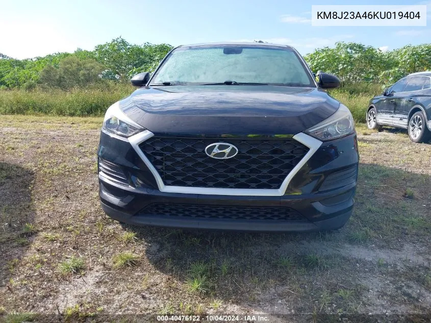 KM8J23A46KU019404 2019 Hyundai Tucson Se