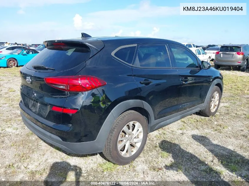 KM8J23A46KU019404 2019 Hyundai Tucson Se