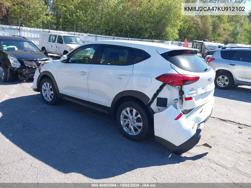 KM8J2CA47KU912102 2019 Hyundai Tucson Se