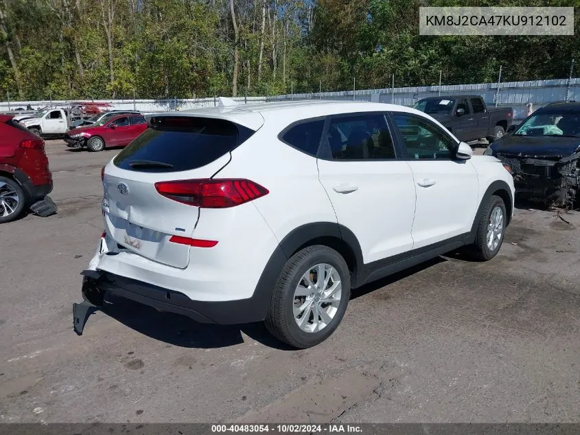 KM8J2CA47KU912102 2019 Hyundai Tucson Se