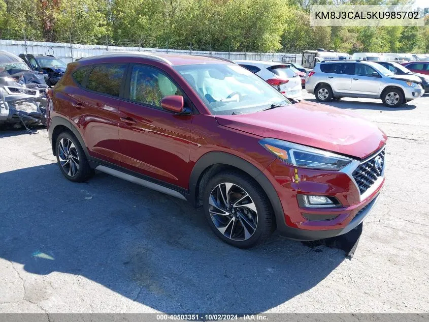 KM8J3CAL5KU985702 2019 Hyundai Tucson Sport