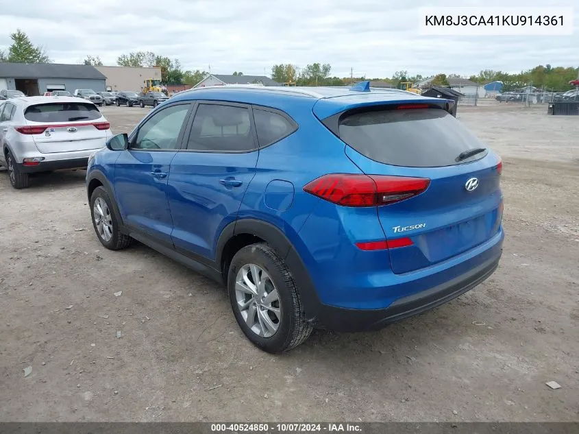 KM8J3CA41KU914361 2019 Hyundai Tucson Value