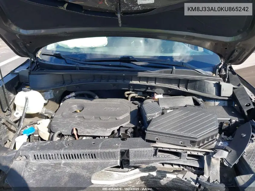KM8J33AL0KU865242 2019 Hyundai Tucson Ultimate
