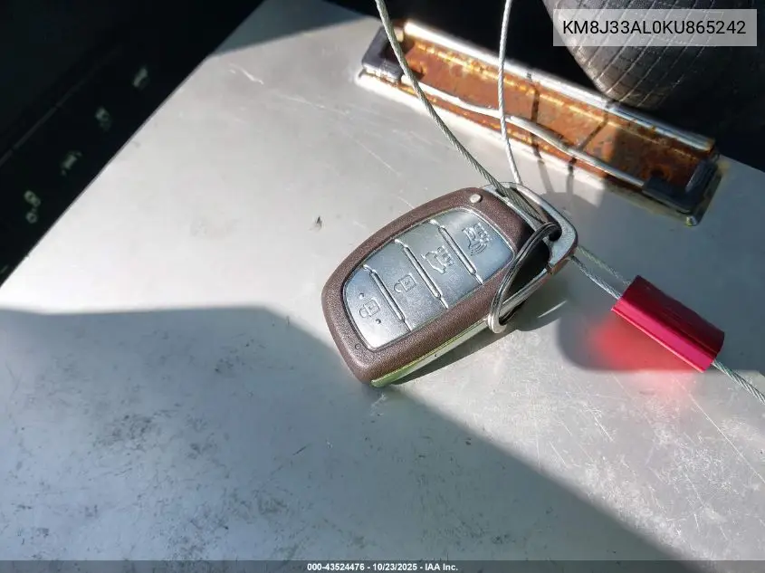 KM8J33AL0KU865242 2019 Hyundai Tucson Ultimate