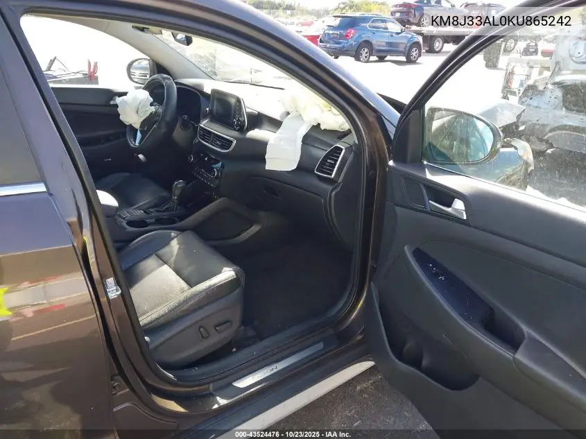 KM8J33AL0KU865242 2019 Hyundai Tucson Ultimate