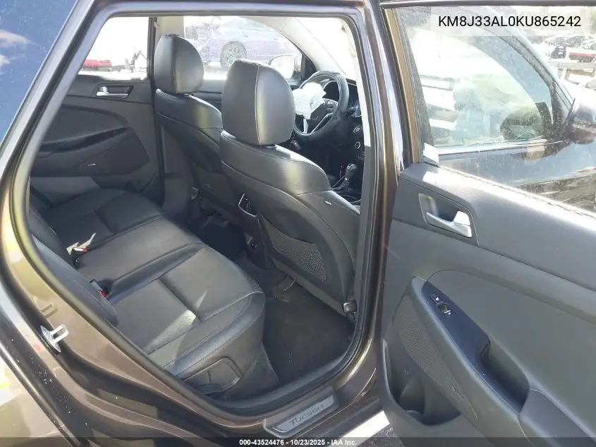 KM8J33AL0KU865242 2019 Hyundai Tucson Ultimate