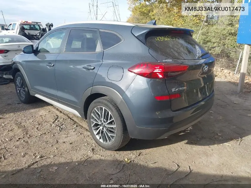 KM8J33AL9KU017473 2019 Hyundai Tucson Sel