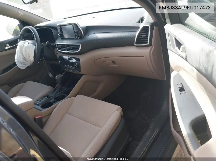 KM8J33AL9KU017473 2019 Hyundai Tucson Sel