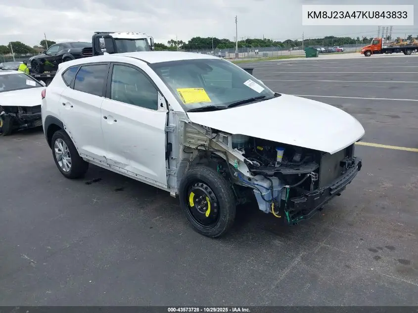 KM8J23A47KU843833 2019 Hyundai Tucson Se