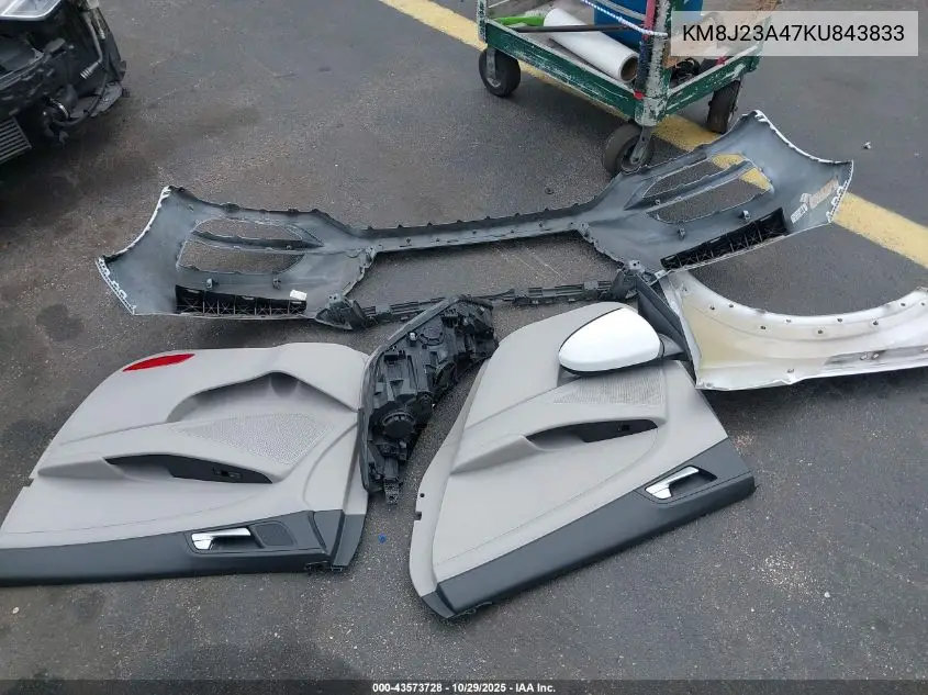 KM8J23A47KU843833 2019 Hyundai Tucson Se
