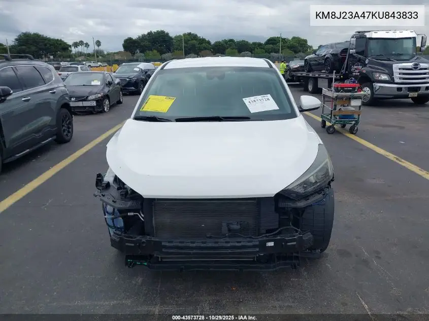 KM8J23A47KU843833 2019 Hyundai Tucson Se