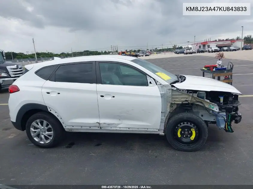 KM8J23A47KU843833 2019 Hyundai Tucson Se