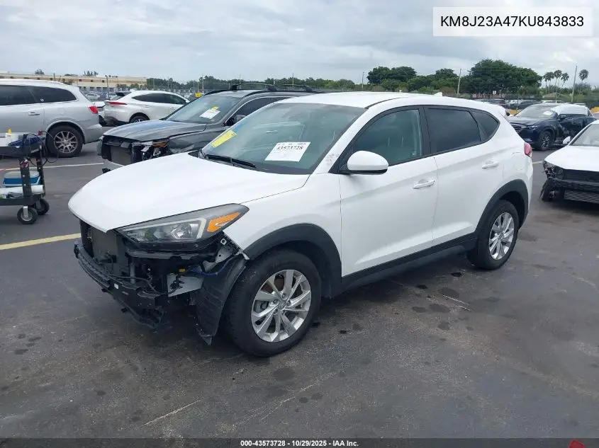 KM8J23A47KU843833 2019 Hyundai Tucson Se