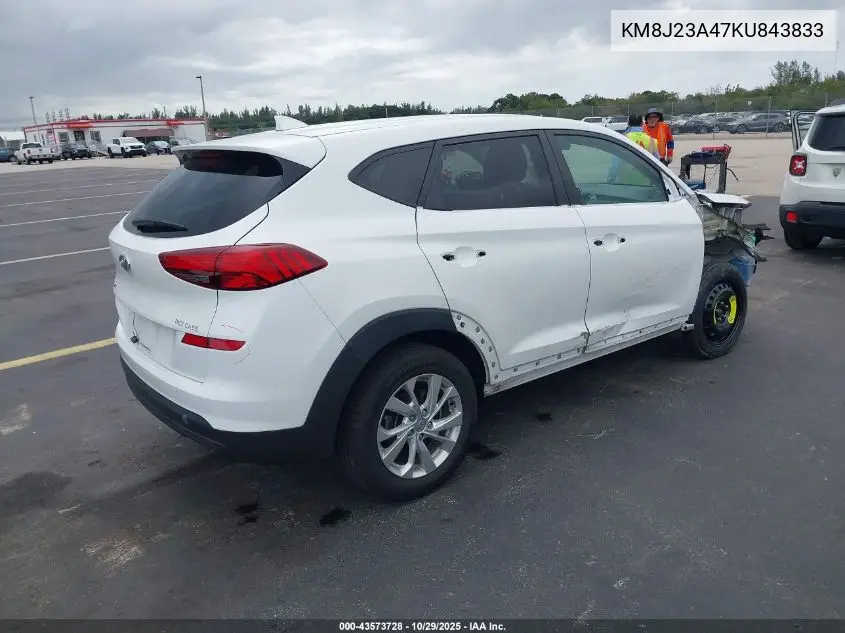 KM8J23A47KU843833 2019 Hyundai Tucson Se