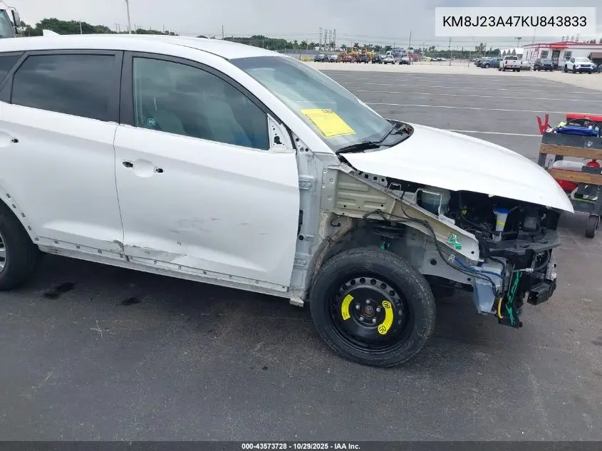 KM8J23A47KU843833 2019 Hyundai Tucson Se