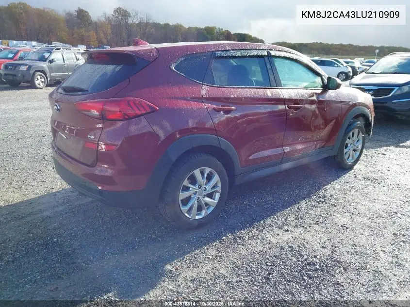 KM8J2CA43LU210909 2020 Hyundai Tucson Se