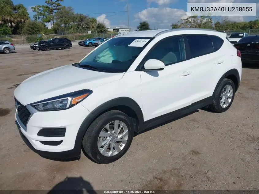KM8J33A40LU258655 2020 Hyundai Tucson Value