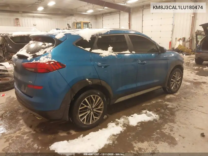 KM8J3CAL1LU180474 2020 Hyundai Tucson Sel