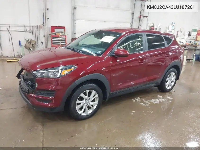 KM8J2CA43LU187261 2020 Hyundai Tucson Se