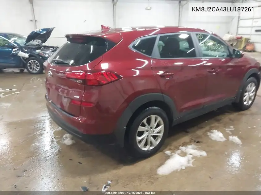 KM8J2CA43LU187261 2020 Hyundai Tucson Se
