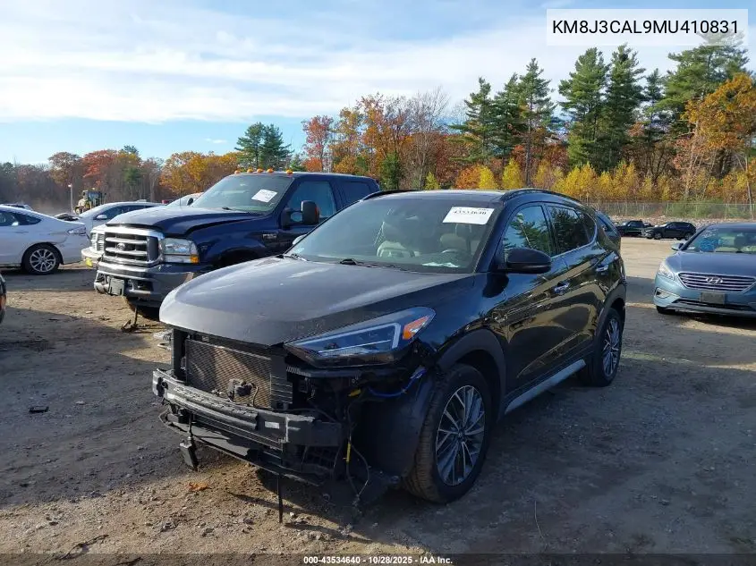 KM8J3CAL9MU410831 2021 Hyundai Tucson Ultimate