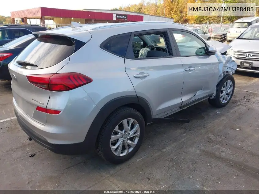 KM8J3CA42MU388485 2021 Hyundai Tucson Value