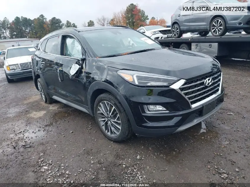 KM8J3CAL4MU387202 2021 Hyundai Tucson Ultimate