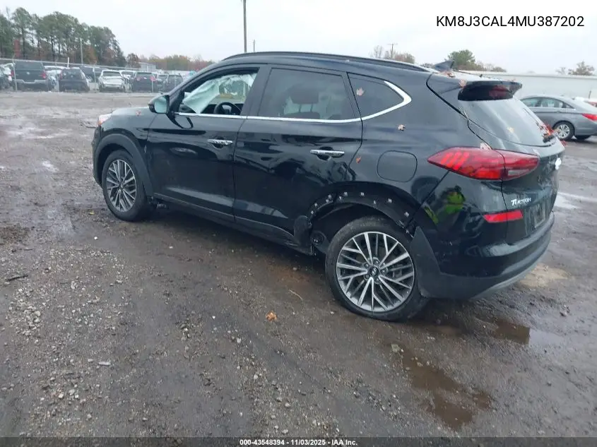 KM8J3CAL4MU387202 2021 Hyundai Tucson Ultimate
