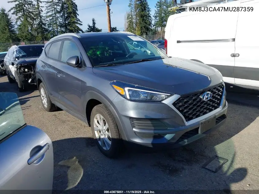 KM8J3CA47MU287359 2021 Hyundai Tucson Value