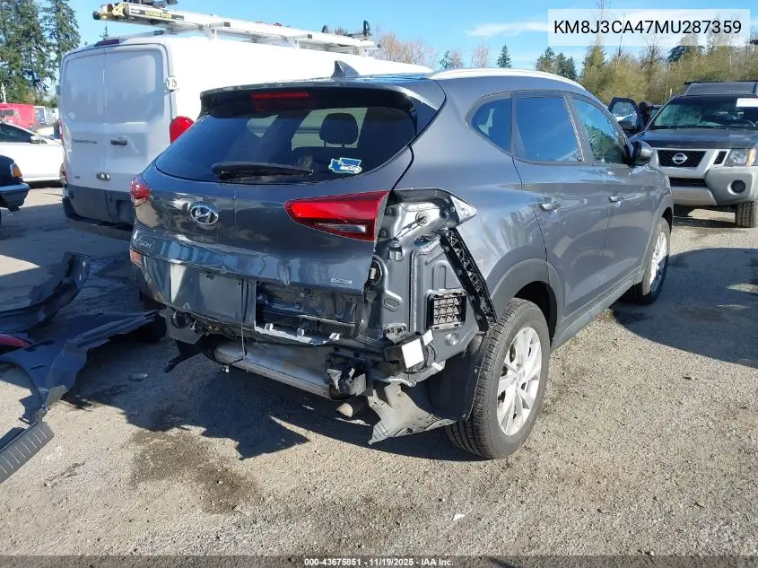 KM8J3CA47MU287359 2021 Hyundai Tucson Value