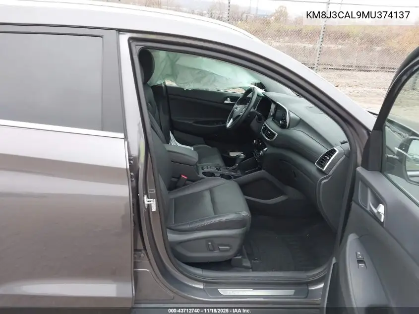 KM8J3CAL9MU374137 2021 Hyundai Tucson Limited