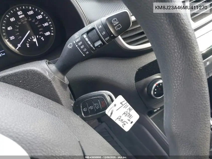 KM8J23A46MU411270 2021 Hyundai Tucson Se