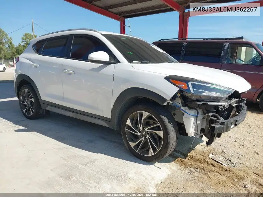 KM8J33AL6MU362267 2021 Hyundai Tucson Sport