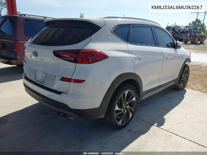 KM8J33AL6MU362267 2021 Hyundai Tucson Sport