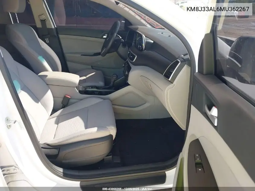 KM8J33AL6MU362267 2021 Hyundai Tucson Sport