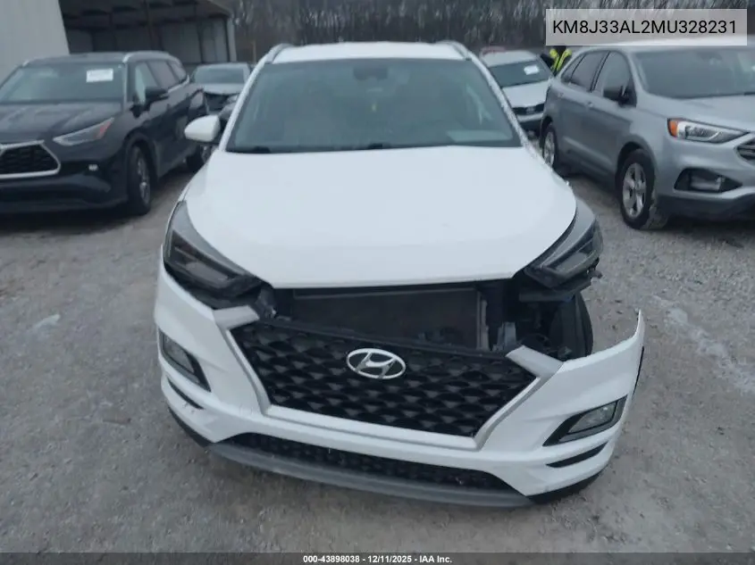 KM8J33AL2MU328231 2021 Hyundai Tucson Sport