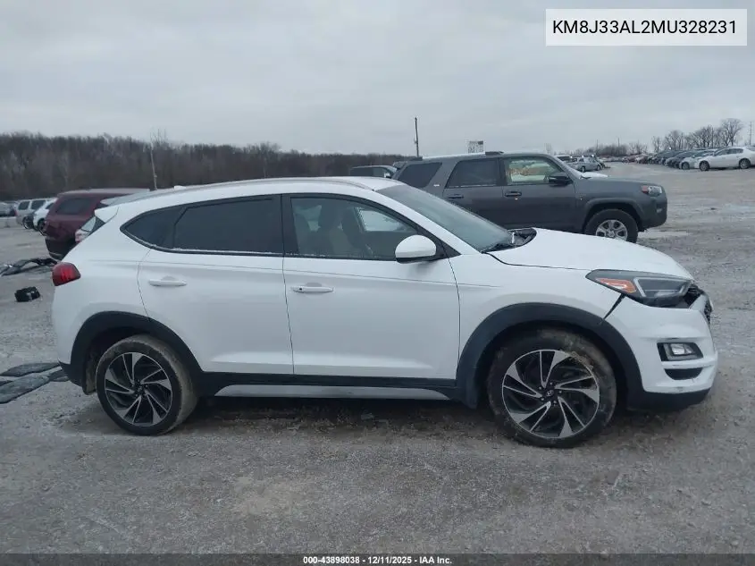 KM8J33AL2MU328231 2021 Hyundai Tucson Sport