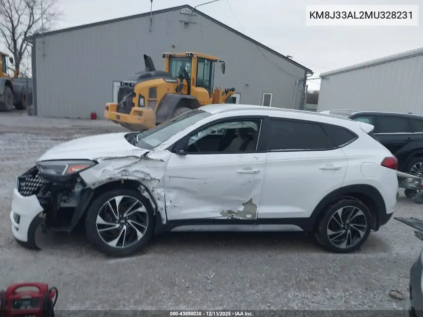 KM8J33AL2MU328231 2021 Hyundai Tucson Sport