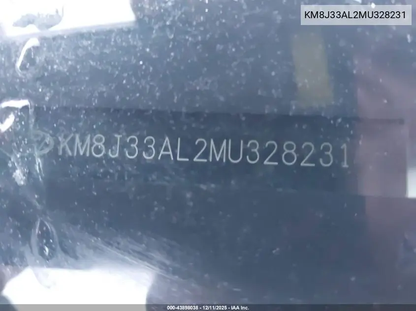 KM8J33AL2MU328231 2021 Hyundai Tucson Sport