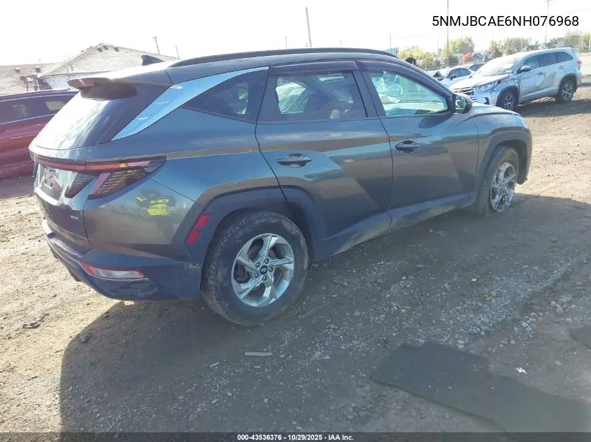 5NMJBCAE6NH076968 2022 Hyundai Tucson Sel