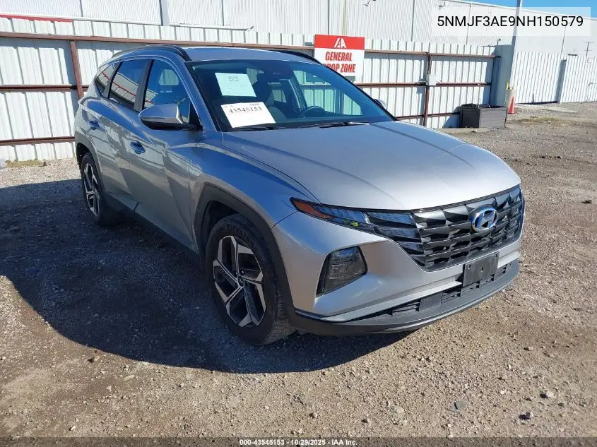 5NMJF3AE9NH150579 2022 Hyundai Tucson Sel