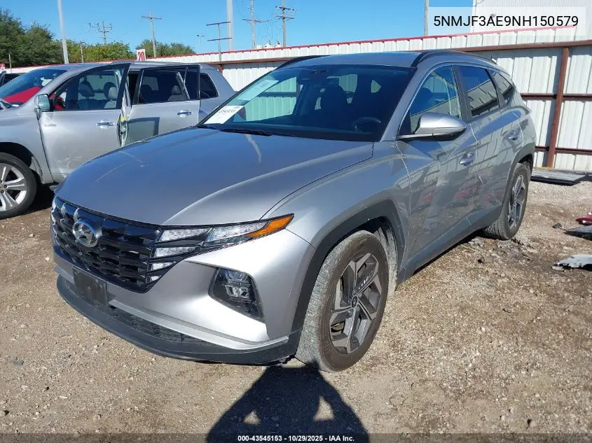 5NMJF3AE9NH150579 2022 Hyundai Tucson Sel