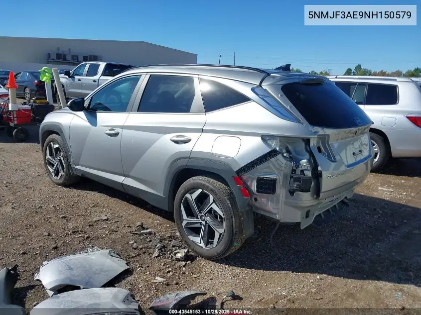 5NMJF3AE9NH150579 2022 Hyundai Tucson Sel