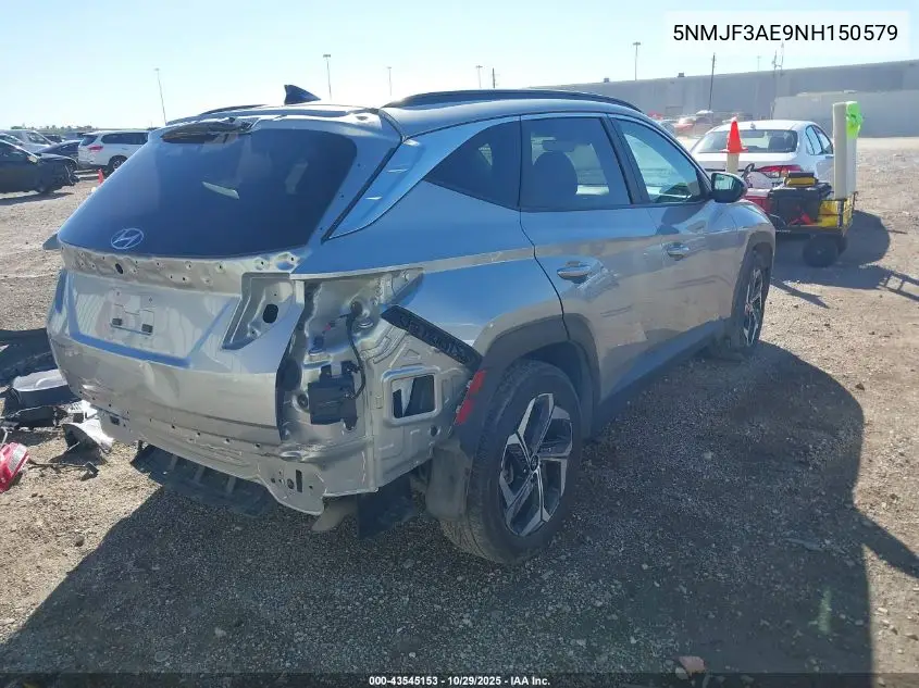 5NMJF3AE9NH150579 2022 Hyundai Tucson Sel