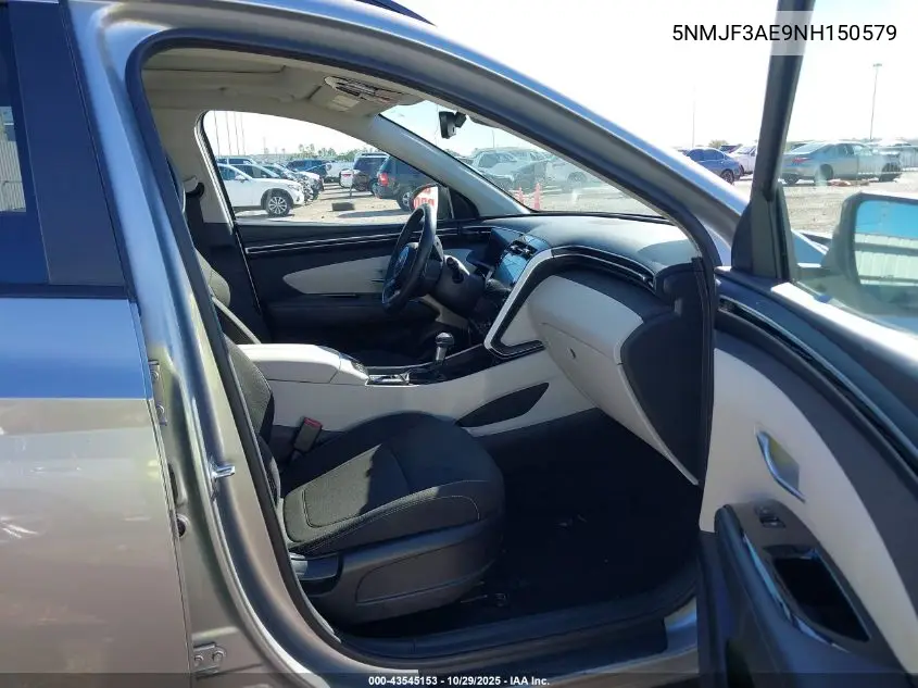 5NMJF3AE9NH150579 2022 Hyundai Tucson Sel