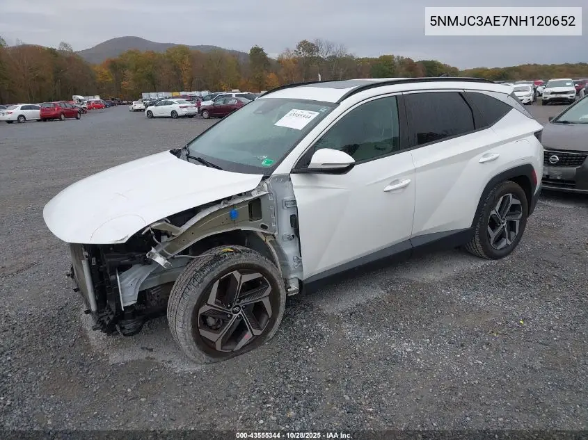 5NMJC3AE7NH120652 2022 Hyundai Tucson Sel