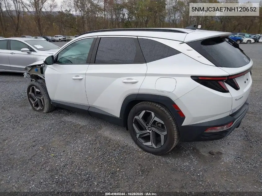5NMJC3AE7NH120652 2022 Hyundai Tucson Sel