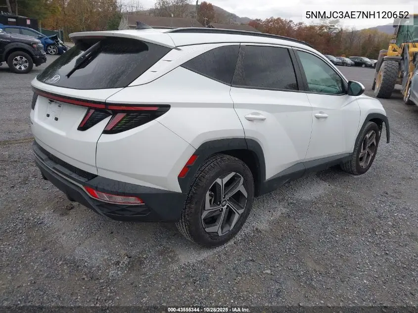 5NMJC3AE7NH120652 2022 Hyundai Tucson Sel