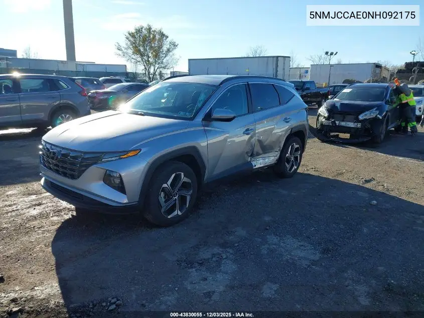 5NMJCCAE0NH092175 2022 Hyundai Tucson Sel