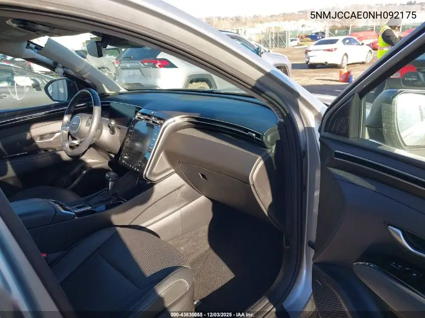 5NMJCCAE0NH092175 2022 Hyundai Tucson Sel